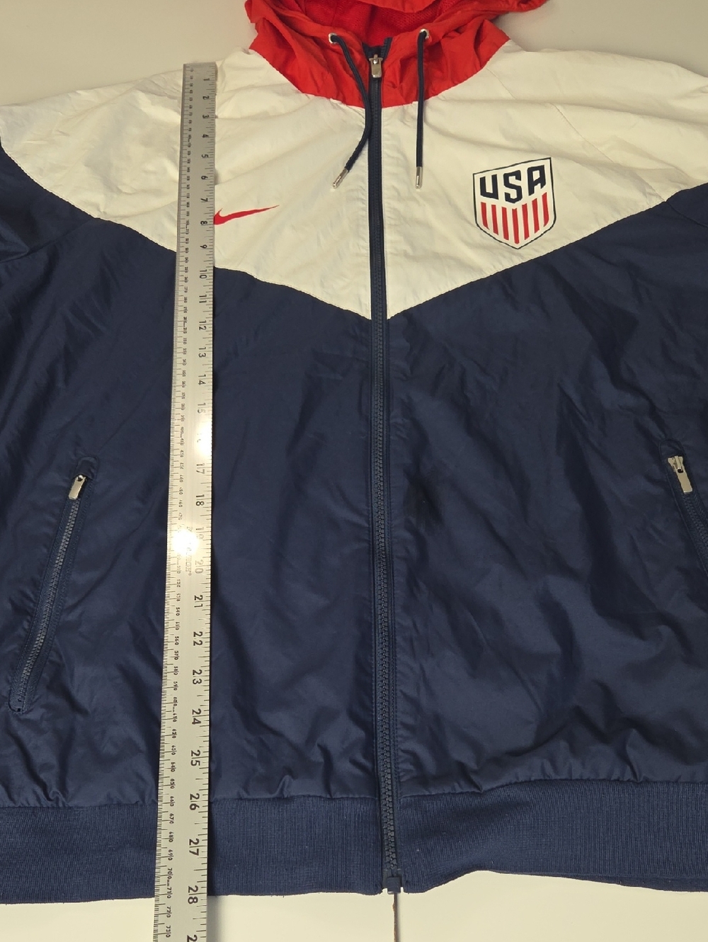 Nike Red White Navy USA Soccer Windrunner Star Track Jacket - Picture 7 of 16